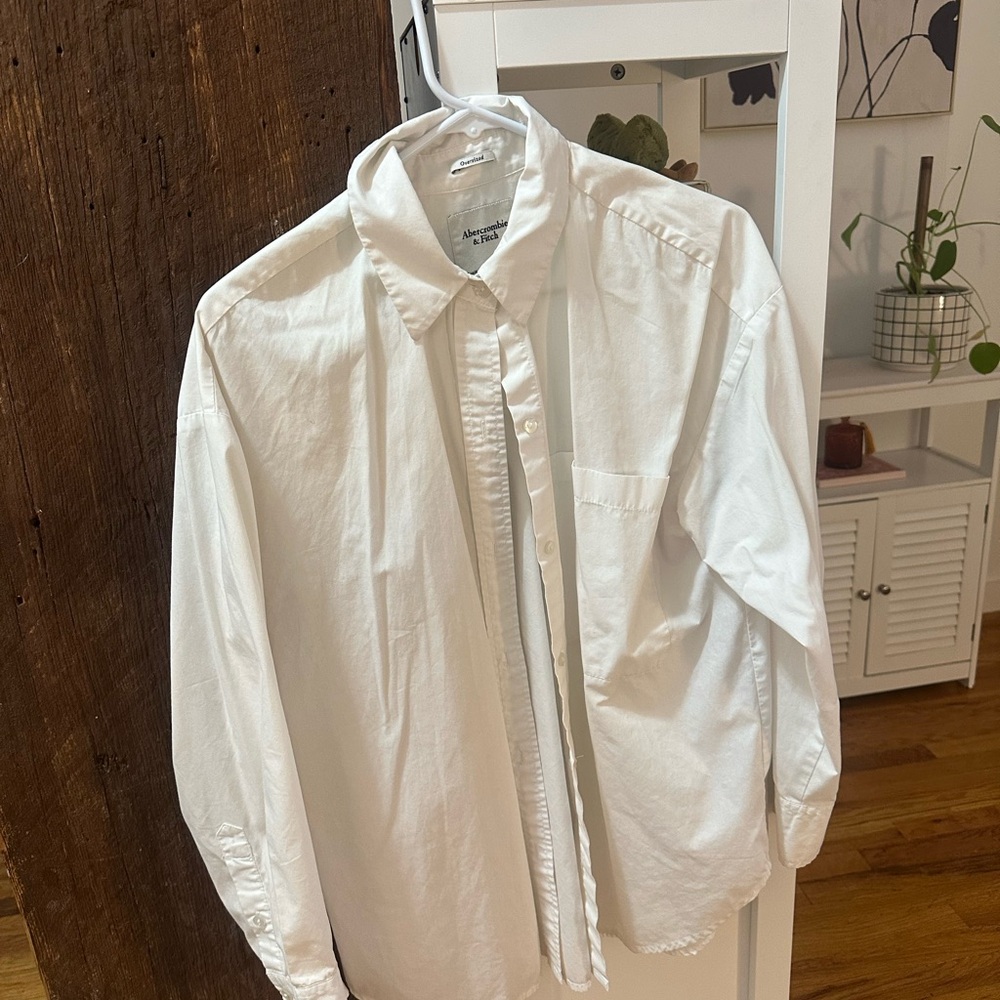 Abercrombie & Fitch Classic White Casual Shirt